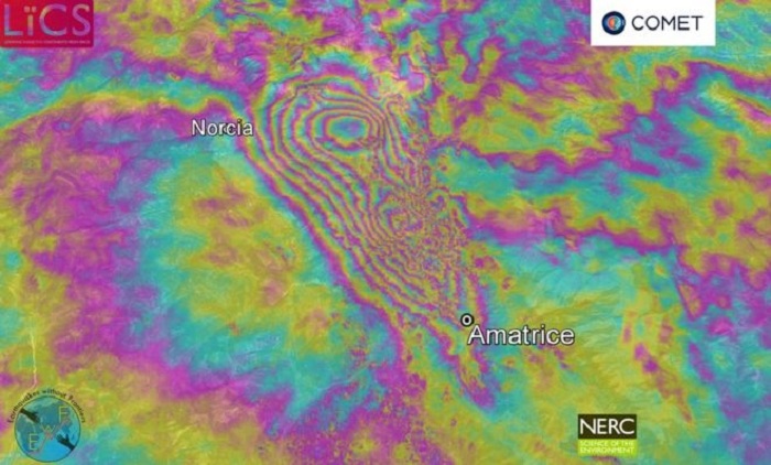 EU`s Sentinel satellites dissect Italian quake